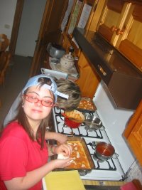 silvia mentre cucina