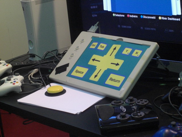 joystick per videogiochi da utilizzare con una mano sola