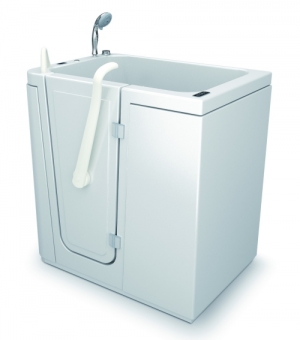 Tonga, la vasca con sportello per disabili e anziani piccola e compatta