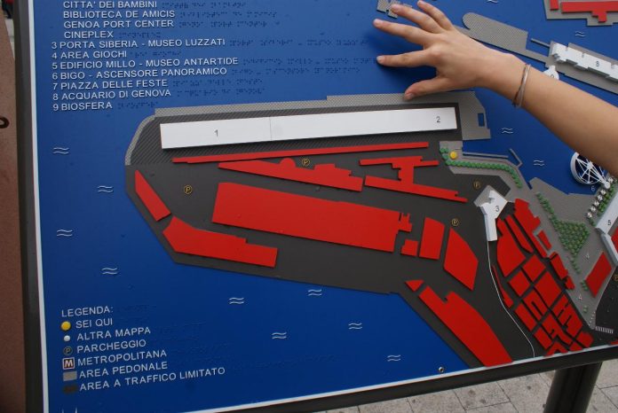mappe tattili genova