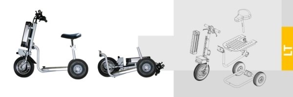 scooter BYCO LT richiuso