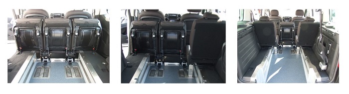 Peugeot trasporto partner carrozzina in auto