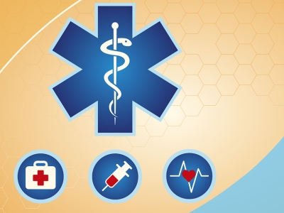 simboli di salute e pronto soccorso