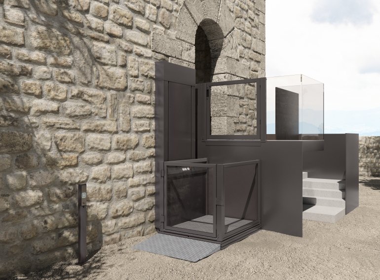 piattaforma s su edificio