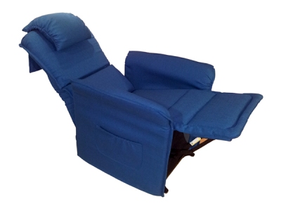 poltrona con braccioli ripiegabili slim