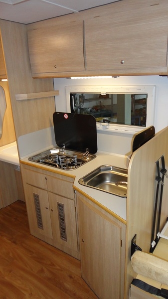 cucina camper accessibile