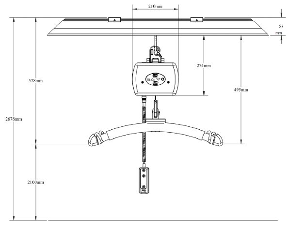 misure del sollevatore 
