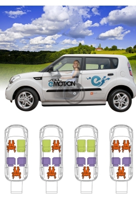 kiwi trasporto guida carrozzina