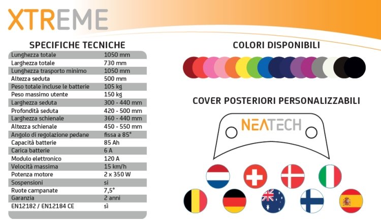 extreme specifiche tecniche