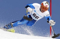 ragazzo disabile negli sci