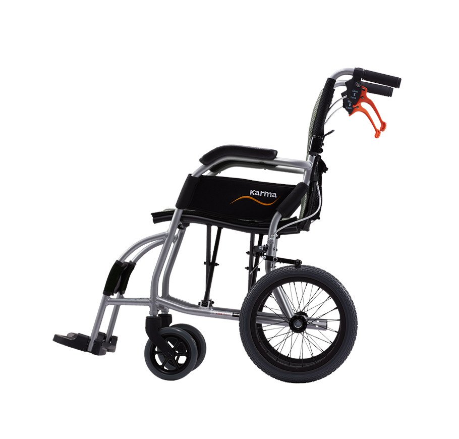 Carrozzina pieghevole ad autospinta, superleggera e da viaggio carrozzina da transito disabili 1