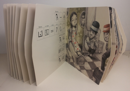 libro biancaneve aperto