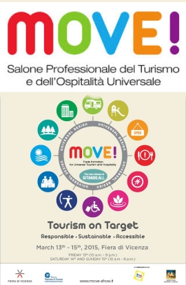 locandina di move: fiera sul turismo accessibile