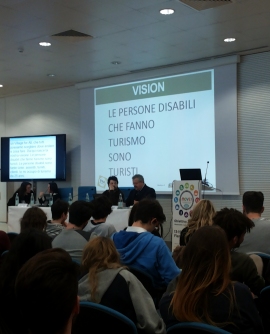 Roberto Vitali in conferenza al salone Move con Simone Fanti