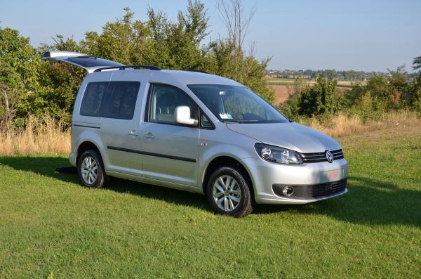 Volkswagen caddy passo corto flexi ramp per trasporto disabili by olmedo
