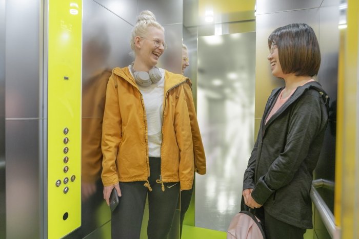 utenti nanospace ascensore