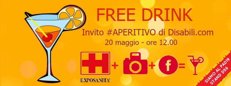 aperitivo exposanità gratis