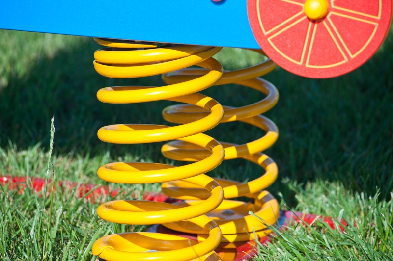 giostra disabili molla