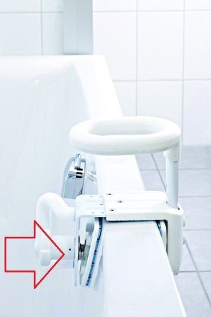 maniglione disabili vasca