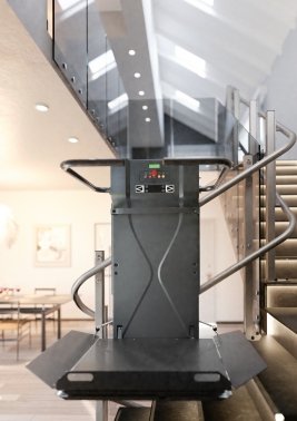 Stairiser CE, il montascale con pedana su scale curve per anziani e disabili in carrozzina pedana carrozzine disabili
