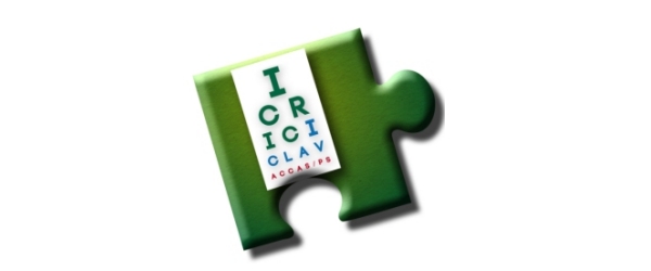 tessera di puzzle con su scritto Icric, Iclav Accas/ps