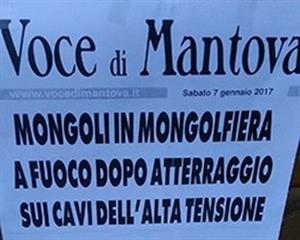 locandina fuori dall'edicola