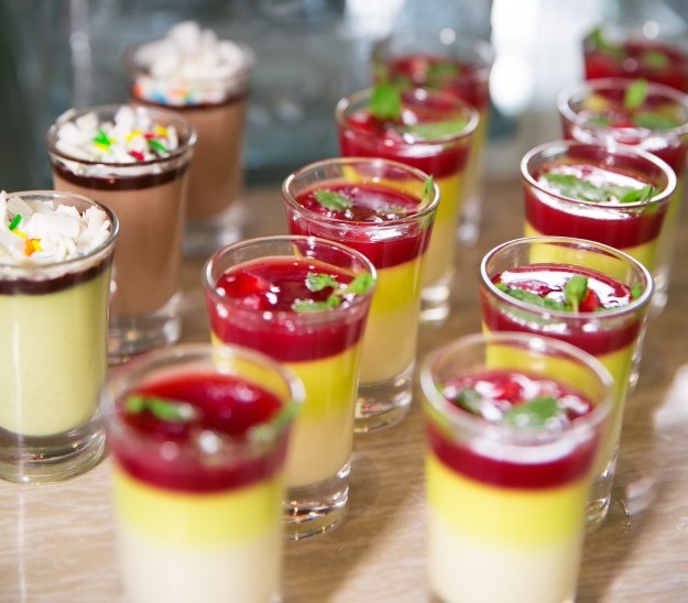 bicchierini di mousse