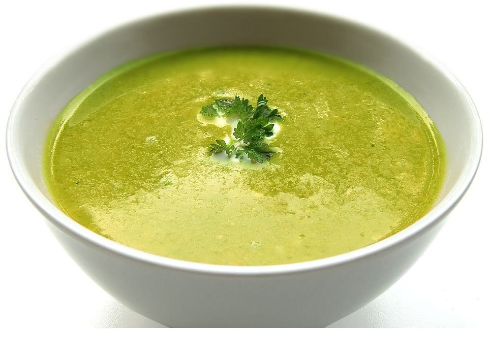 vellutata di piselli