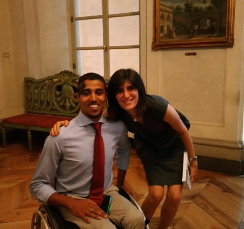 Driss in compagnoa della sindaca Appendino