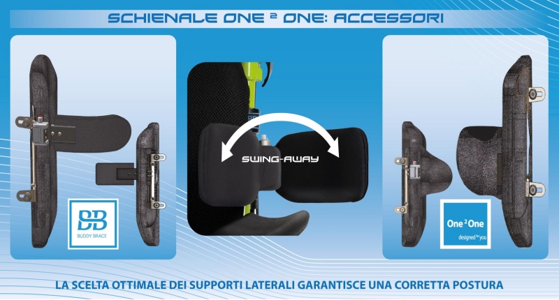 supporti laterali carrozzina