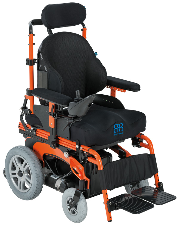 carrozzina elettrica a trazione posteriore