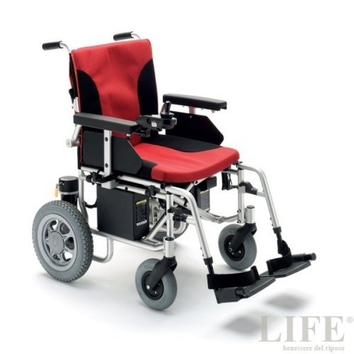 carrozzina elettronica pieghevole Alluminium