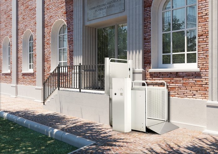 Silver di Vimec, la piattaforma elevatrice per disabili in carrozzina facile da installare e sicura da usare piattaforma elevatrice silver 1