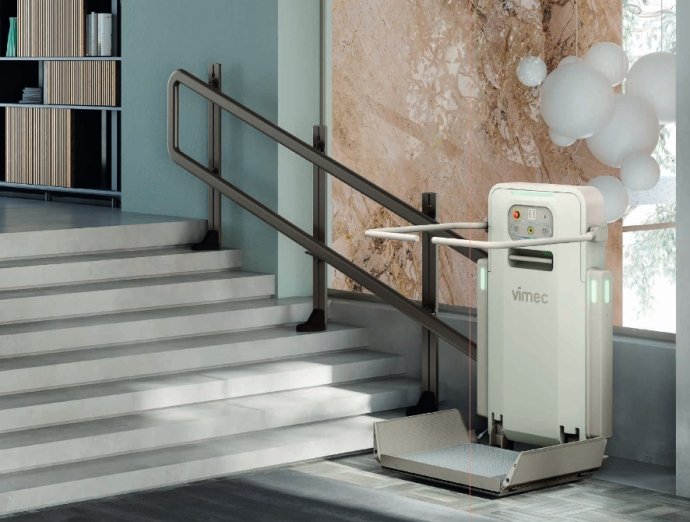 montascale a pedana per carrozzine v6