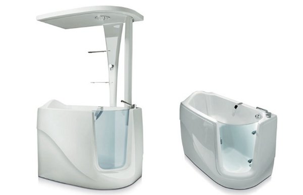 vasca doccia sportello