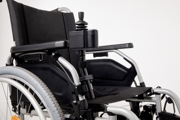 Propulsore per carrozzina a joystick Simply To Do compatibile con tutte le carrozzine manuali a tubi tondi joystick propulsore