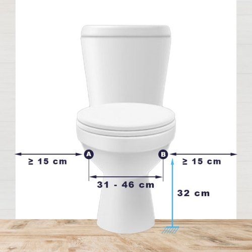 misure sostegno wc disabili