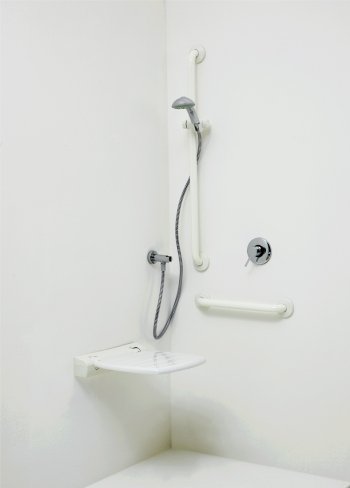 sedile doccia installato