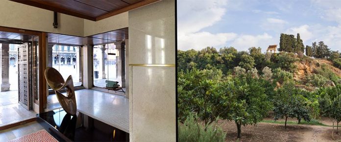 negozio olivetti e giardino Kolymbethra