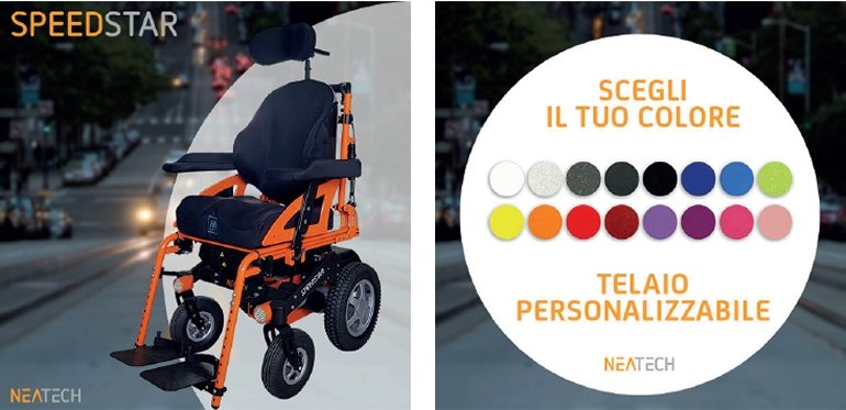 carrozzina speedstar colori