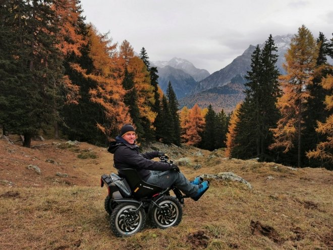 Quad disabili Zoom, la carrozzina elettrica fuoristrada per divertirsi offroad su terreni difficili quad disabili montagna