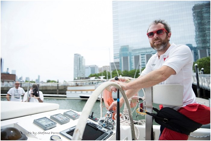 Andrea Stella in navigazione