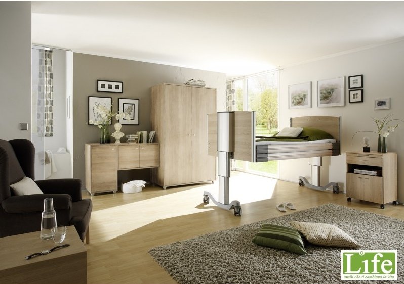 Letto ultrabasso da degenza per evitare le cadute dal letto di anziani e disabili letto degenza ultrabasso 1