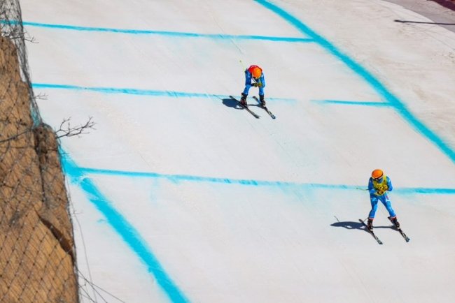 bertagnolli e ravelli in discesa foto di Mauro UjettoCIP