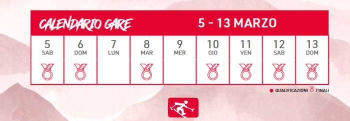 calendario gare sci alpino