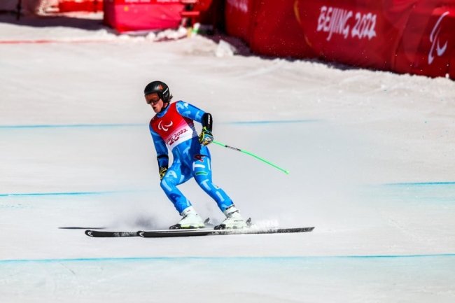 pellizzari sugli sci. foto Mauro UjettoCIP