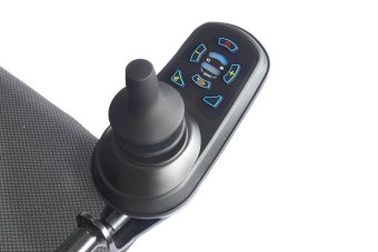 Carrozzina elettrica pieghevole compatta ed ultraleggera per viaggi e spazi stretti joystick carrozzina pieghevole