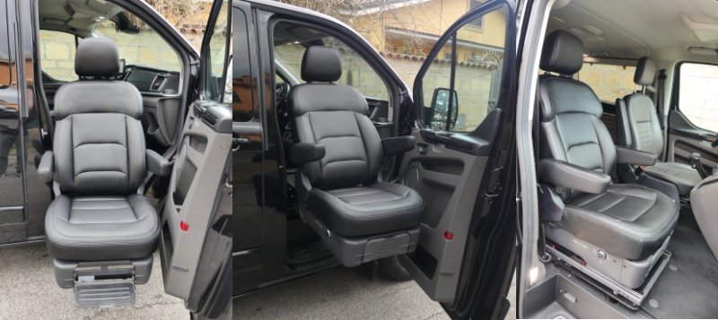 fasi uscita sedile girevole