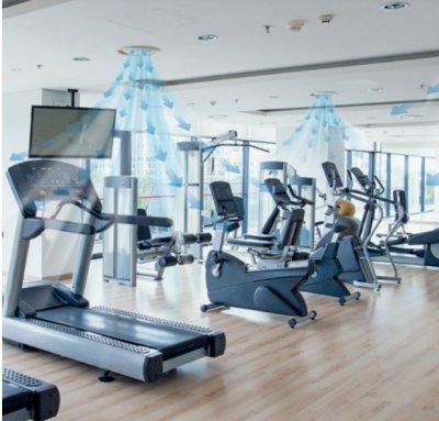sanificatore aria palestra