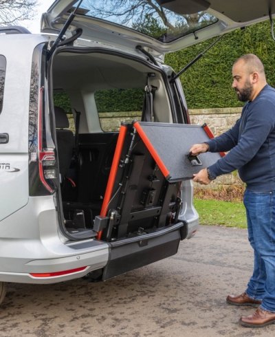 rampa carrozzine caddy disabili